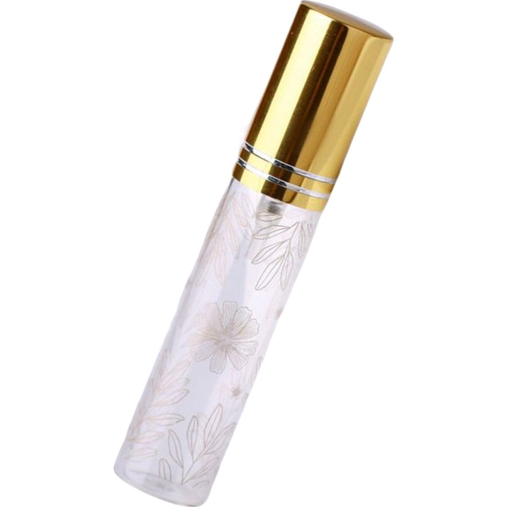 アトマイザー 詰替容器 スプレー 10ml 透明 香水 ゴールド×ライン バリエーション画像