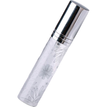 アトマイザー 詰替容器 スプレー 10ml 透明 香水 シルバー×ライン バリエーション画像