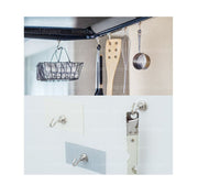 マグネットフック フック 単品 強力 掛ける 壁掛け 収納 キッチン 玄関 タオル シンプル おしゃれ 北欧風 インテリア シルバー