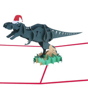 バースデーカード クリスマスカード メッセージカード ポップアップカード 3D 飛び出す 立体 恐竜 ダイナソー ティラノサウルス MERRYCHRISTMAS HAPPYBIRTHDAY 誕生日カード 誕生日 クリスマス カード メッセージ お祝い バースデー レター 手紙 贈り物 ギフト プレゼント 感謝 切り絵 ユニーク 面白い 可愛い かわいい おしゃれ オシャレ お洒落 キュート ポップ 雑貨 文具
