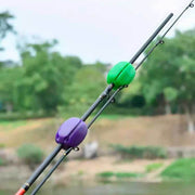 ロッドホルダー 2個セット 釣り用品 フィッシング 釣り竿ホルダー ロッドキーパー 小型 軽量 ルアー 固定 保護 サポート 釣り堀 海釣り 船釣り