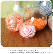プラスチックボール 10個セット クリスマス オーナメント カプセル 空カプセル 球 球体 玉 丸い ボール 飾り クリア 透明 中空 装飾 収納 DIY おしゃれ