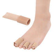 足指サック 単品 1本 クッションカバー 足指キャップ サポーター プロテクター シリコン製 カットタイプ 靴擦れ防止 衝撃吸収 ソフト素材 レディース メンズ 男女兼用