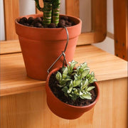 プラントホルダー 吊り下げ 植木鉢 プラントハンガー ガーデニング用品 フラワースタンド 観葉植物 ベランダ バルコニー フェンス 手すり 屋外 屋内
