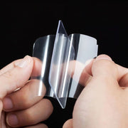 粘着テープ 両面テープ 10枚セット クリア 透明 スケルトン スクエア 四角 貼るだけ 接着剤 両面粘着シート 貼り付け簡単 マット固定 フック固定 時計固定 車内 室内 多用途 多目的 アクリル 万能 透ける 目立たない 防水 穴あけ不要 工具不要 強力 耐熱