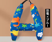 シートベルトカバー シートベルトクッション キッズ 子供 カー用品 H型 恐竜柄 ウサギ柄 おしゃれ かわいい 車 旅行 ドライブ お出かけ 休憩 睡眠補助 枕 デザイン豊富