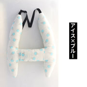 シートベルトカバー シートベルトクッション キッズ 子供 カー用品 H型 恐竜柄 ウサギ柄 おしゃれ かわいい 車 旅行 ドライブ お出かけ 休憩 睡眠補助 枕 デザイン豊富