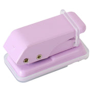 穴あけパンチ 1穴パンチ 単穴 小型 パンチ ミニサイズ コンパクト 事務用品 文具  ハンディ 紙用 ファイリング パステルカラー かわいい