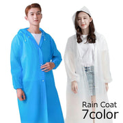 レインコート 雨具 カッパ 雨がっぱ 雨合羽 レインウェア レディース メンズ 男女兼用 ロング 膝丈 半透明 EVA素材 フード付き スナップボタン 自転車通学 バイク通勤 おしゃれ シンプル 雨の日 婦人用 紳士用 ユニセックス