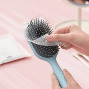 ヘアブラシネット 50枚入り ブラシネット ネット 髪の毛 抜け毛 髪 クッションコーム カーリングコーム クリーニングネット ゴミ取りネット