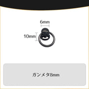 トチカン 10個セット ネジ式 丸カン付き ドロップハンドル スマホリング ストラップ スクリュー 金具 バッグ 財布 DIY 手芸