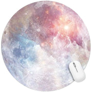 マウスパッド 滑り止め 事務用品 オフィス用品 薄型 円型 丸形 ラウンド 宇宙 太陽系 惑星 プラネット 地球 月 火星 木星