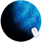 マウスパッド 滑り止め 事務用品 オフィス用品 薄型 円型 丸形 ラウンド 宇宙 太陽系 惑星 プラネット 地球 月 火星 木星