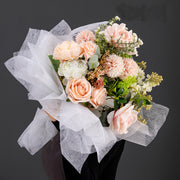 ラッピングペーパー 38枚セット 50x50cm 包装紙 花束 プレゼント ギフト 贈り物 半透明 透け感 シースルー 梱包 資材 花材 単色 無地 フラワー カラバリ豊富