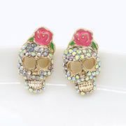 ピアス スタッドピアス レディース アクセサリー おしゃれ カッコいい ガイコツ スカル ギフト プレゼント