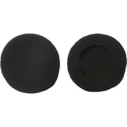 イヤーパッド 2枚セット ヘッドホン交換用 1ペア カバースポンジ ヘッドホンパッド 取替え スペア 直径5cm ヘッドフォン 左右 両耳 ブラック