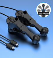 スマホ用オートクリッカー 単品 クリップ式 USB リチウム シンプル スマートフォン 携帯 画面 スクリーン いいね連打 連続タップ 自動タップ ゲーム 黒 ピンク 単色