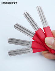 フックシャープナー 釣り やすり 研磨 両面タイプ フィッシング 釣り具 道具 釣りグッズ 溝入り 研ぐ 小型 ストラップ