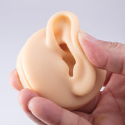 アクセサリーディスプレイ ピアス用 ボディピアス用 へそピ用 イヤリング用 耳 唇 へそ 臍 鼻 舌 模型 リアル 展示 マネキン シリコン ディスプレー お店 フリマ 撮影にも 肌色 やわらか