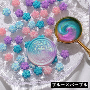 シーリングワックス 封蝋 シーリングスタンプ用品 約90～100粒セット 小粒 さくらの花びら フラワー 結婚式 招待状 手紙