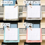 布団干しシート 洗濯用品 ホワイト グレー ピンク ブルー 便利グッズ 汚れ防止 ひも付き 大きめ