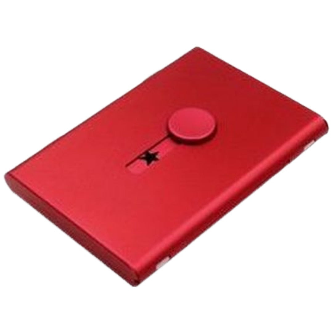 名刺入れ カードケース メンズ レディース 男女兼用 スライド式 薄型 カードホルダー 名刺ケース プッシュ シンプル かっこいい 無地 単色 おしゃれ 便利 スマート 上品 ビジネス ギフト プレゼント 仕事 銀色