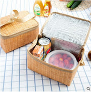 保冷バック 弁当 クーラーバック かごバッグ風 バスケット風 ボックス型 可愛い ランチバッグ お弁当袋 手提げバッグ 手提げ袋 レジャー おしゃれ ソフト 小さめ