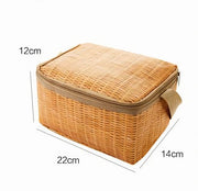 保冷バック 弁当 クーラーバック かごバッグ風 バスケット風 ボックス型 可愛い ランチバッグ お弁当袋 手提げバッグ 手提げ袋 レジャー おしゃれ ソフト 小さめ