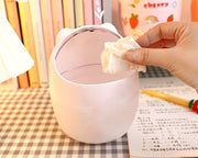 卓上ゴミ箱 ごみ箱 ダストボックス 蓋つき フタ付き コンパクト 小型 ミニサイズ ごみ入れ くず入れ 洗面 化粧台 かわいい 動物 アニマル インテリア