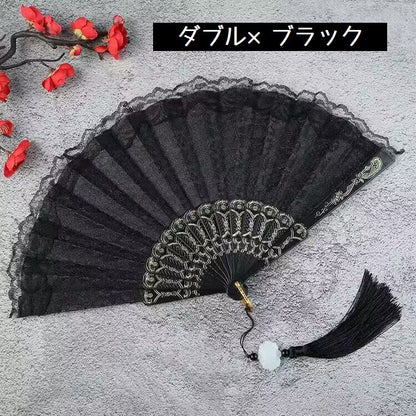 扇子 せんす レディース 女性 婦人 ゴスロリ 商品画像3