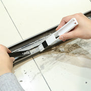 隙間ブラシ 単品 1本 クリーナブラシ お掃除ブラシ ミニちりとり付き 一体型 日用品雑貨 掃除用品 吊り下げ 窓サッシ 溝ブラシ 多機能ブラシ すきま 隙間 隅 細かい 清掃 水回り パソコン キーボード ガスコンロ 台所 キッチン ほこり取り ホコリ シンプル コンパクト