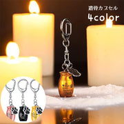 遺骨カプセル 遺骨キーホルダー メモリアルキーホルダー メモリアルストラップ ミニサイズ コンパクト 手元供養 形見 ペット仏具 犬 猫 遺灰 分骨 遺骨入れ アクセサリー 肉球 足あと 足跡 チャーム付き ロゴ イラスト かわいい おしゃれ 持ち歩き 持ち運び 黒 金色 銀色 ローズゴールド
