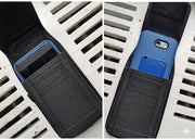 ベルトポーチ 単品 ウエストポーチ スマホポーチ メンズ 男性 オックスフォード 面ファスナー マジック テープ シンプル スマホ 携帯 小物 収納 持ち運び アウトドア お出かけシーン