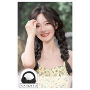 エクステ 三つ編み 2本セット ヘアゴム付き エクステンション つけ毛 装着簡単 ヘアアレンジ レディース 女性 可愛い おしゃれ イメチェン 付け毛 コスプレ ポイントウィッグ 部分ウィッグ ロング 編み込み ボリューム 結ぶだけ 簡単 かわいい ヘアアレンジ イメチェン ヘアアクセサリー ロングヘア お出かけ イベント 黒 茶