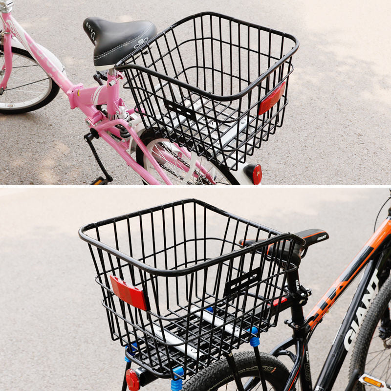 自転車用 リアバスケット 後ろカゴ 後ろかご 固定式 大容量 商品画像2