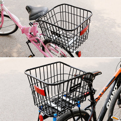 自転車用 リアバスケット 後ろカゴ 後ろかご 固定式 大容量 商品画像2