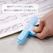 楽譜クリップ 譜面用クリップ ミュージック メモ用クリップ ミュージックブッククリップ 便利 かわいい 鍵盤デザイン ピアノ ベース ギター 譜面台 ストッパー ページ めくれ防止 発表会 記念品 贈り物 プレゼント