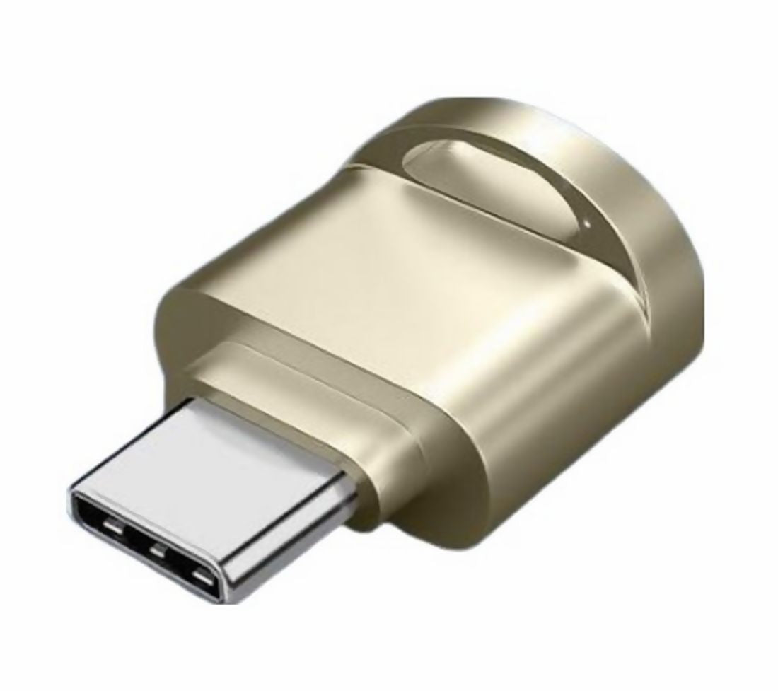 MicroSDカードリーダー TFカードリーダー マイクロSDカードリーダー 変換アダプター Type-C MicroUSB ゴールド バリエーション画像
