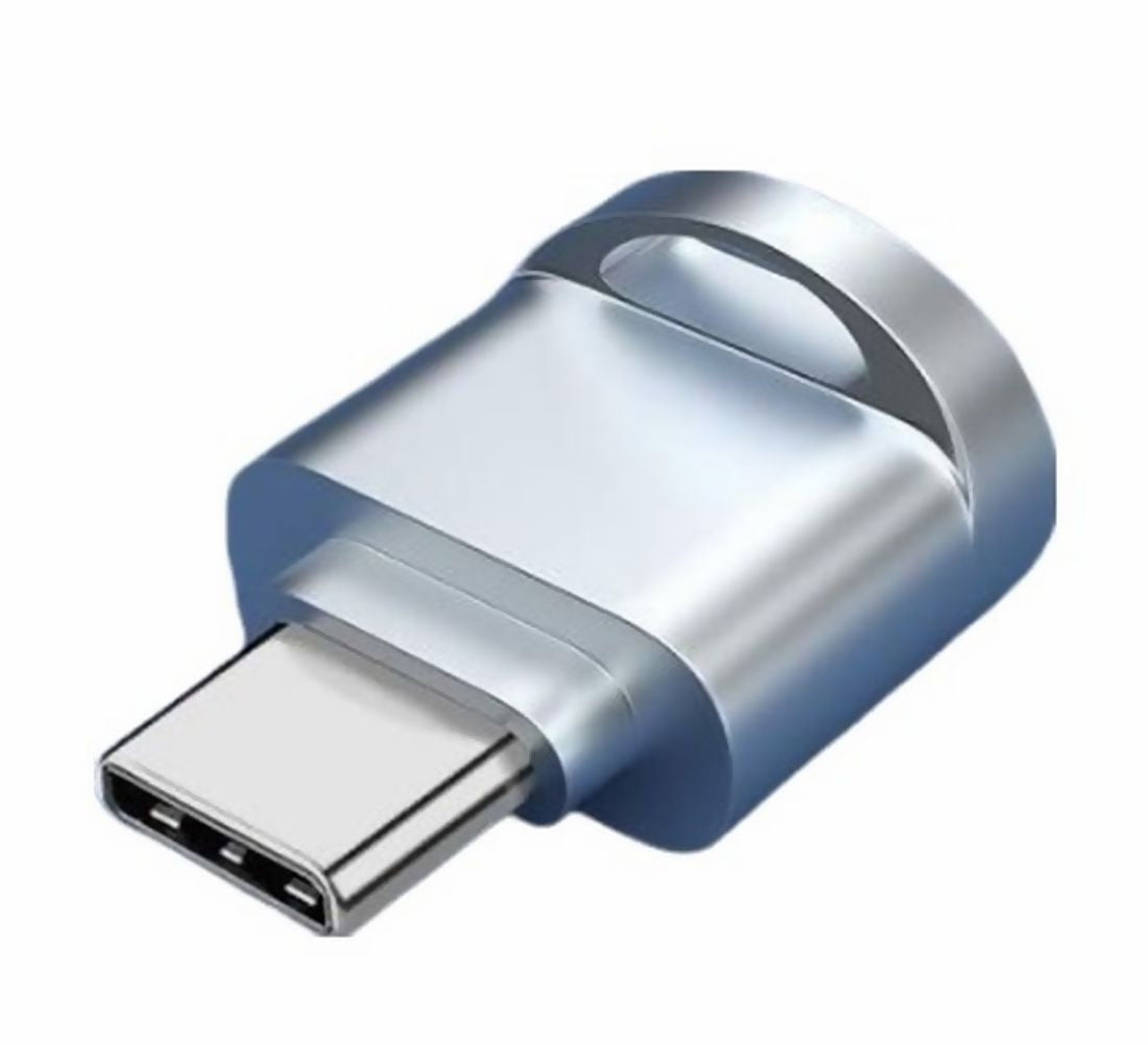 MicroSDカードリーダー TFカードリーダー マイクロSDカードリーダー 変換アダプター Type-C MicroUSB シルバー バリエーション画像