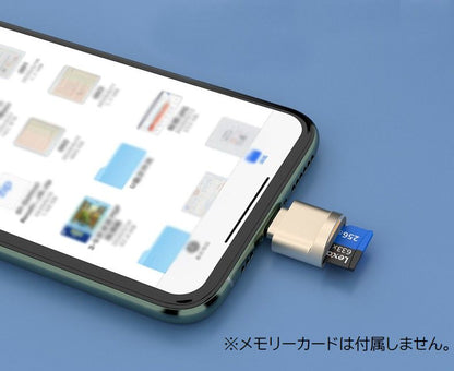MicroSDカードリーダー TFカードリーダー マイクロSDカードリーダー 変換アダプター Type-C MicroUSB 商品画像3