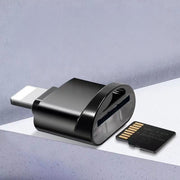 MicroSDカードリーダー Lightning TFカードリーダー マイクロSDカードリーダー 変換アダプター iPhone用 スマホ用 ライトニング対応 Lightning 外付け SDカード メモリーカード 写真 移動 動画 バックアップ PDF ビジネス 仕事 保存 データ転送