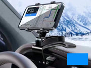 スマホホルダー スマホスタンド 携帯ホルダー 車載 車用 ダッシュボード取付 クリップ 360度回転 角度調整可能
