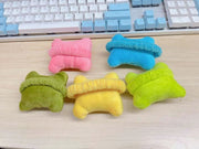 リストレスト マウス用 PCアクセサリー 小型 小さい ゴム 伸縮 クッション 手首パット バンド おしゃれ かわいい 保護 オフィス パソコン デスクワーク キーボード