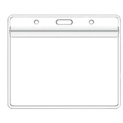 IDカードホルダー ICカードホルダー 2個セット パスケース リールキーホルダー付き メンズ レディース 男女兼用 ヨコ型 タテ型 カードケース 社会人 大人 クリア 透明 ブラック 黒 無地 シンプル 紳士