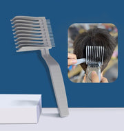 フェードコーム カットコーム カッティングコーム 散髪用コーム ヘアコーム メンズ 男性 紳士 コーム くし クシ 櫛 シンプル ヘアカット セルフカット 髪切り 散髪 理髪 整髪 刈り上げ 便利 自宅 理髪店 ブラック グレー 黒