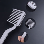 フェードコーム カットコーム カッティングコーム 散髪用コーム ヘアコーム メンズ 男性 紳士 コーム くし クシ 櫛 シンプル ヘアカット セルフカット 髪切り 散髪 理髪 整髪 刈り上げ 便利 自宅 理髪店 ブラック グレー 黒