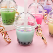キーホルダー レディース フラッペ タピオカ ドリンク ジュース スイーツ デザート かわいい キュート ユニーク おしゃれ 女性 女子 女の子