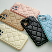 iPhoneケース スマホケース 保護ケース 背面保護 傷防止 汚れ防止 チェック もこもこ シンプル 可愛い お洒落 iPhoneカバー スマホカバー スマートフォンケース アイフォンケース プチギフト 贈り物