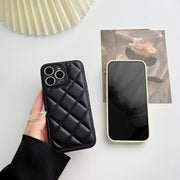 iPhoneケース スマホケース 保護ケース 背面保護 傷防止 汚れ防止 チェック もこもこ シンプル 可愛い お洒落 iPhoneカバー スマホカバー スマートフォンケース アイフォンケース プチギフト 贈り物