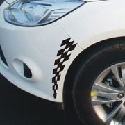 カーステッカー デザインステッカー シール 車用品 カー用品 カーアクセサリー おしゃれ ホイール付近 シンプル ブラック ホワイト イエロー